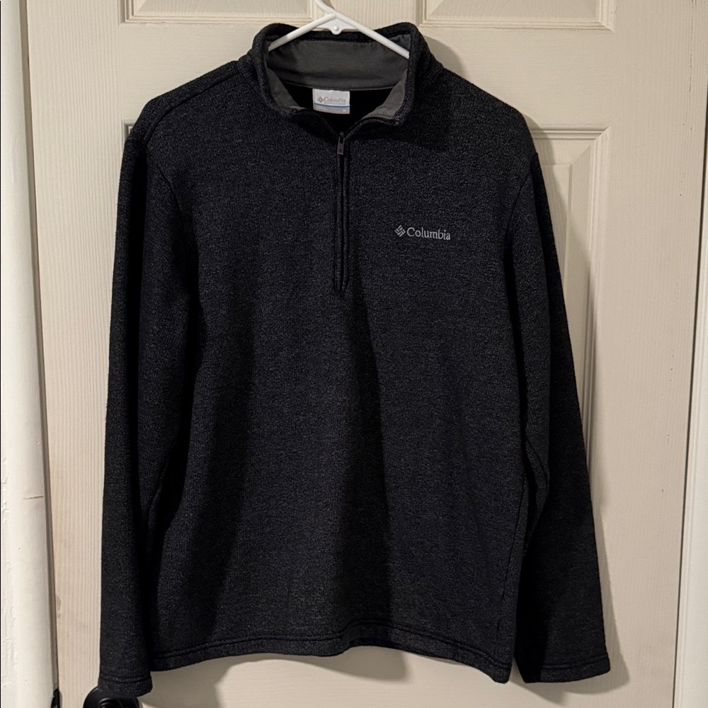 Columbia Men's Charcoal Zip-Up Sweater